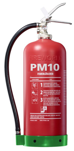 PM10-S9/FF: 8 Jahre wartungsfrei, fluorfrei, 9 Liter Schaum - A/B